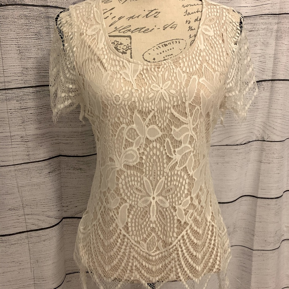 BKE darling lace top